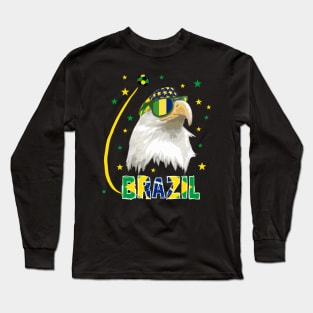 Brazil Soccer T-Shirt Long Sleeve T-Shirt